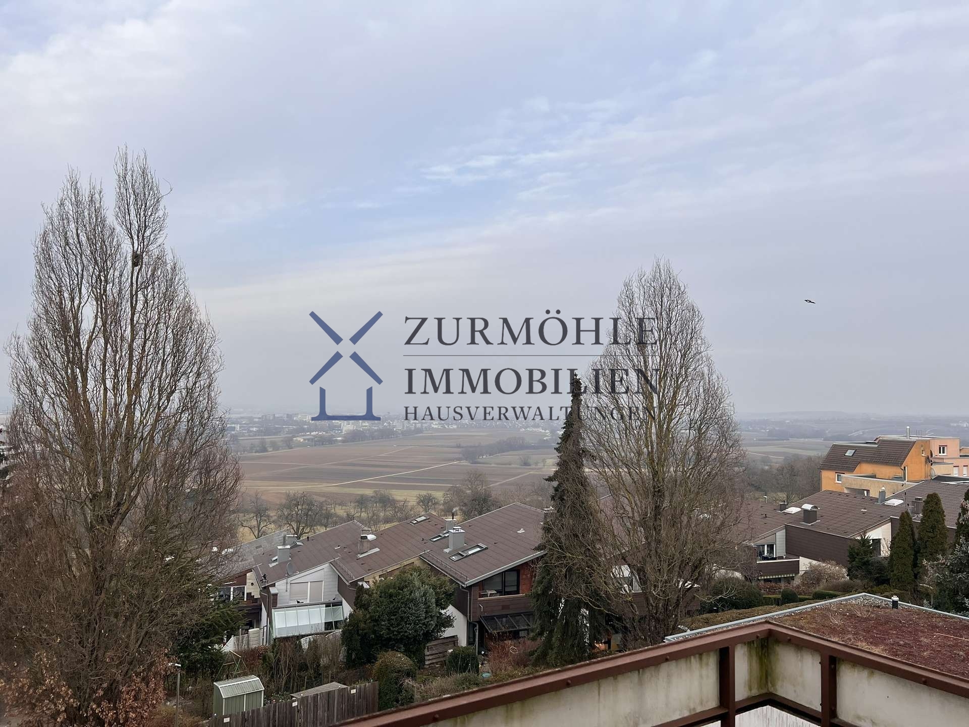 Ausblick vom Balkon